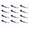 Tie 4 Safe 2" x 10' Lasso Strap w/ Mini J Hook for Towing Wrecker Trailer Tie Down, 12PK TWS65-5210-J-BLK-12 - alternate 1